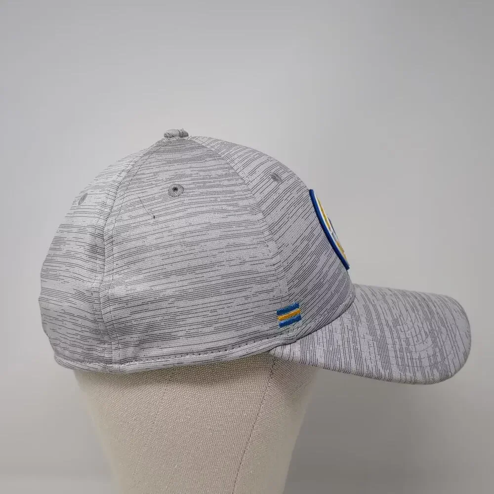New Era Los Angeles Chargers NFL 39THIRTY Gray Blue Hat Stretch Fit Size L Cap